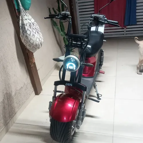 Bike Elétrica X12 Vermelha - 1000W Autopropelido