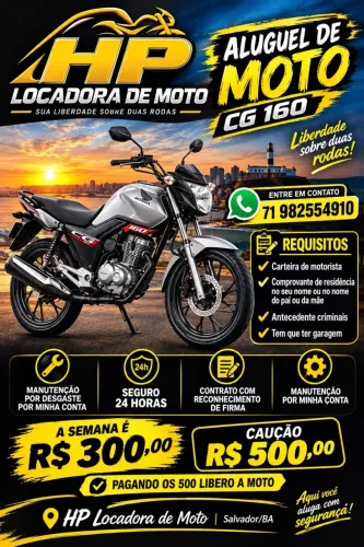MOTO PARA ALUGAR ALUGO MOTO