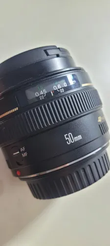 Lente Canon Lens 50mm Ef 1:1.4 Usada