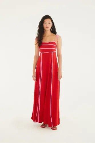 Vestido Cropped Vivo Bicolor FARM - G