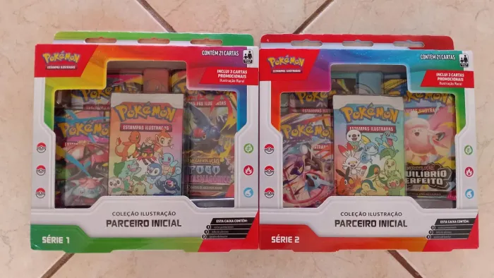 Kit PARCEIRO INICIAL 1 e 2 Pokémon 