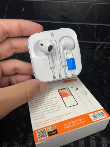 Fone de ouvido com fio Lightning - entrega grátis