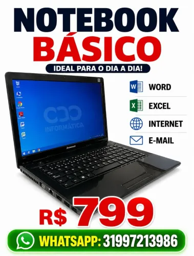 NOTEBOOK LENOVO R$799 PROMOÇÃO HOJE 01/09