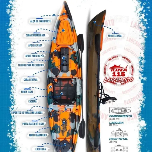 Caiaque de pesca Tuna 115