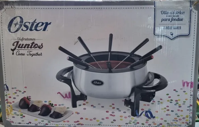 FONDUE OSTER 127v EM INOX + TRANSFORMADOR