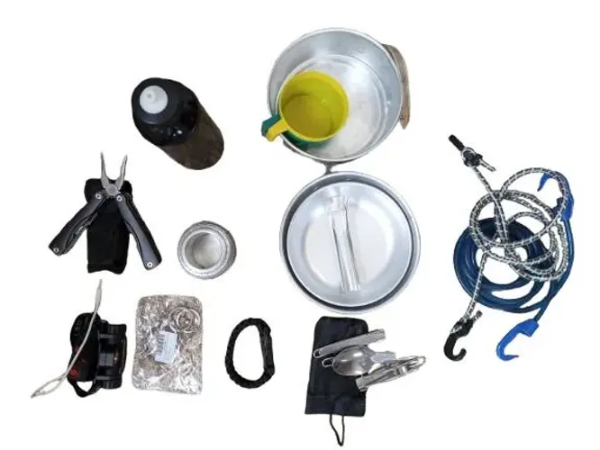 Kit equipamento camping acampamento montanha