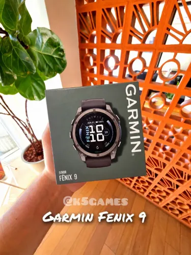 Garmin Fenix 9 Amoled 43m - Gray Lacrado - COMPRA SEGURA ABC SP