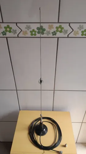 Antena Móvel + Suporte + Cabo