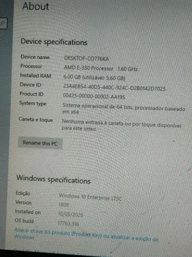 Vendo computador 