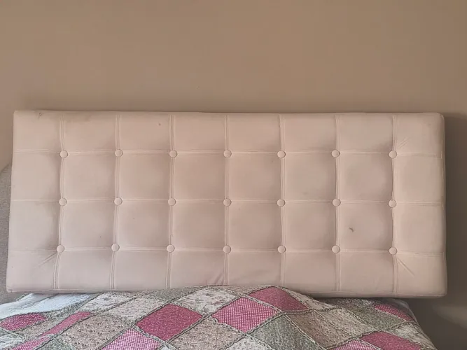 Cabeceira de Suede cama casal