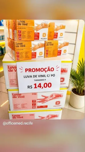 Luva vinil
