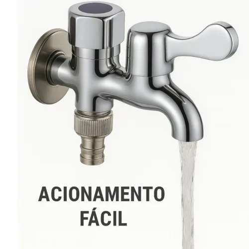Torneira 2 saídas 