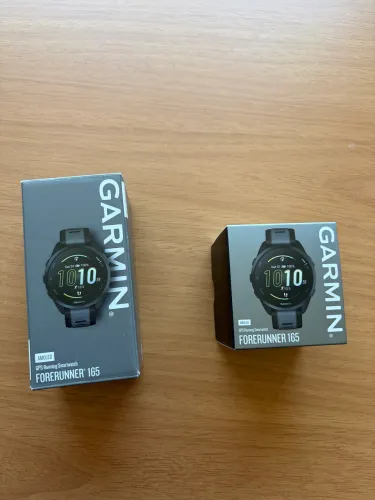 Garmin 165 forerunner - preto - NOVO - @gbstore071