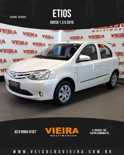 Toyota Etios X 1.3 Flex 16V 5P Mec. 2015