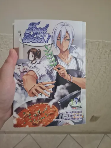 Mangá Food Wars Vol 7 e 10