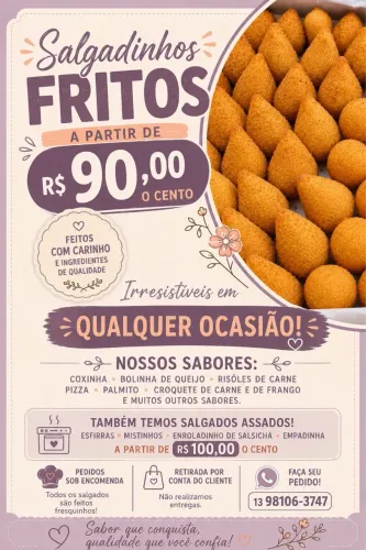 Salgados para festa