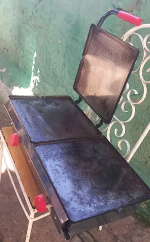 Prensa para lanche a gas semi nova