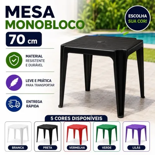 Mesa de plástico quadrada mesa de bar mesa de restaurante mesa quadrada