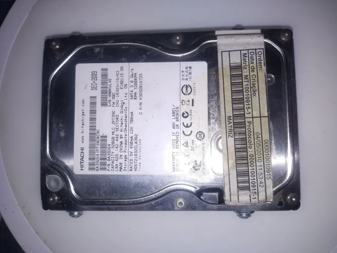 HD Hitachi 320GB usado aceito negociar