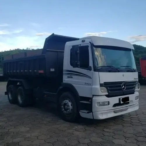 mb atego 2425 branco 2011 caçamba 10m³