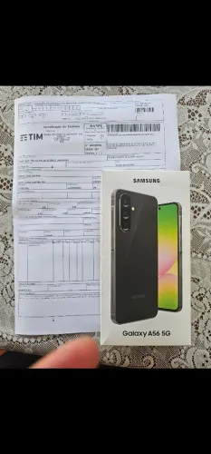 Vendo sansung A 56 256 Gb..preto com nota fiscal na caixa
