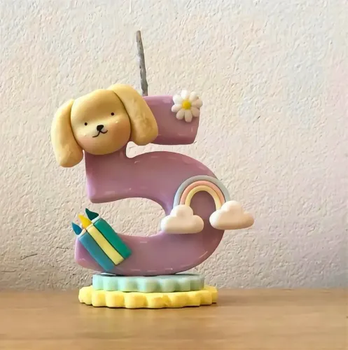 Velas em biscuit