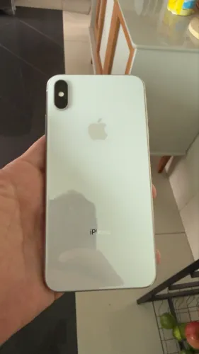 iPhone XS Max 256GB Prata - Face ID funcionando