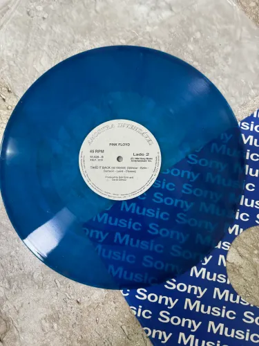 Pink Floyd - Take It Back (Amostra Invendável) | Vinil Azul Translucido Raro