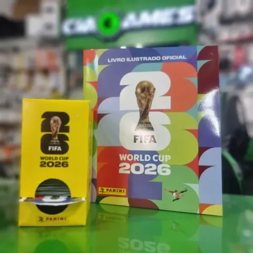 Álbum Oficial Panini Copa Do Mundo 2026 - Capa Cartão + 12 Envelopes -FIFA WORLD CUP 2026