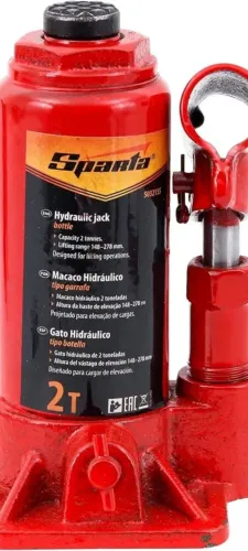 Macaco Hidráulico Tipo Garrafa De 2 Toneladas Com Elevação De 148-278 Mm
