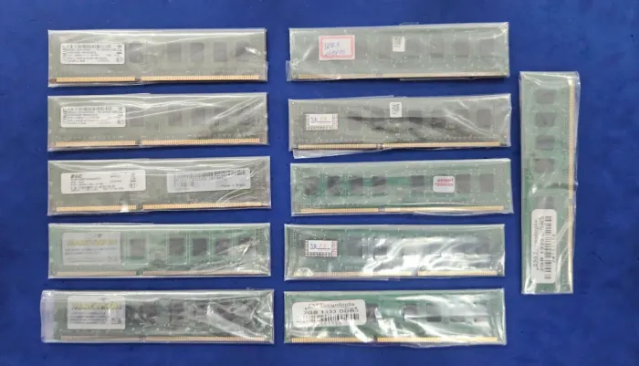 LOTE DE MEMÓRIAS RAM DDR3 2GB 