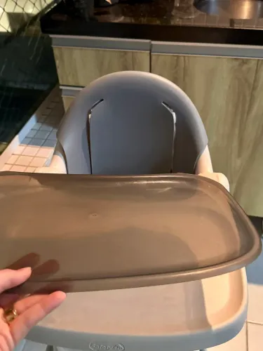 Cadeira alimentação safety 1st jelly - cinza (A mais indicada pelos pediatras!)