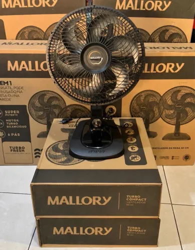 Ventilador de Mesa 30 CM MALLORY NOVO
