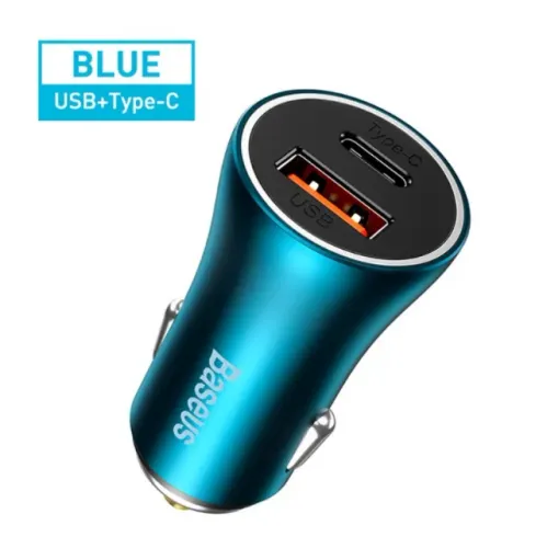 CARREGADOR CARRO MOTO BASEUS 60W