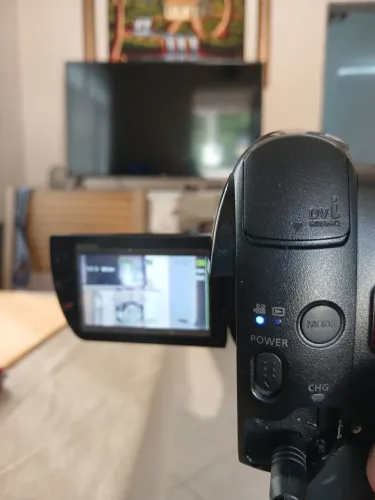 Filmadora Samsung MiniDV 34x Zoom Óptico - Na Caixa 