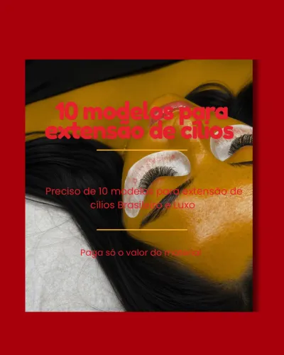 MODELO EXTENSÃO DE CÍLIOS