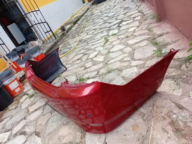 Parachoque traseiro versa 2020.