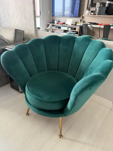 Poltrona verde west wing 