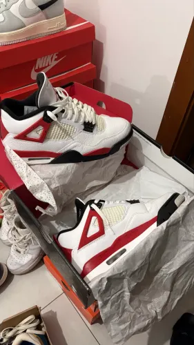 Nike Air Jordan 4 Red Cement 42