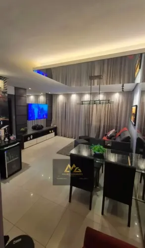 Apto mobiliado para aluguel com 60 m² com 2 suítes - Belém - PA