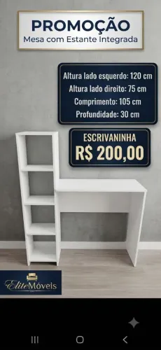 Escrivaninha em MDF promoção temos outros modelos