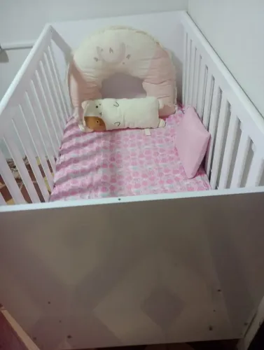 Berço mini cama+ colchão e mosquiteiro