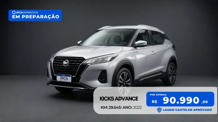 Nissan Kicks Advance 1.6 16V Flex AUT 2022