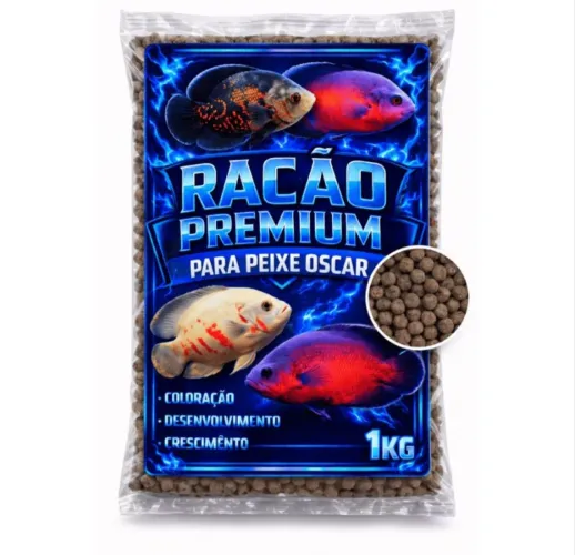 Ração peixe Oscar
