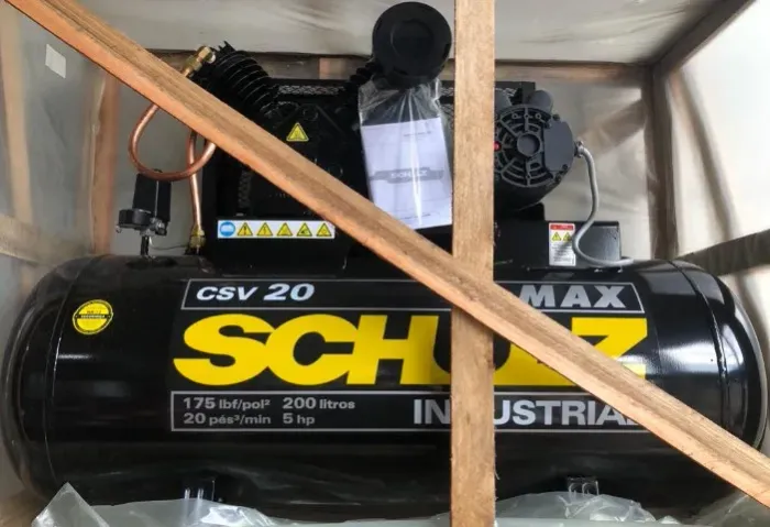 Compressor de ar Schulz 200L Potente para Oficina