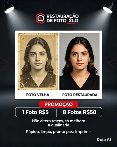 Restauração de fotos