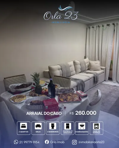 ARRAIAL DO CABO, ORLA 23 IMOBILIÁRIA VENDE! Casa com vista para lagoa em Figueira