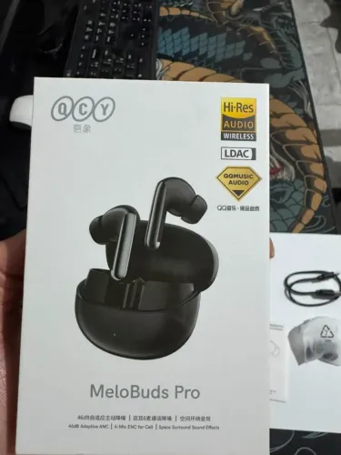 Fone De Ouvido Qcy HT08 Melobuds Pro Anc