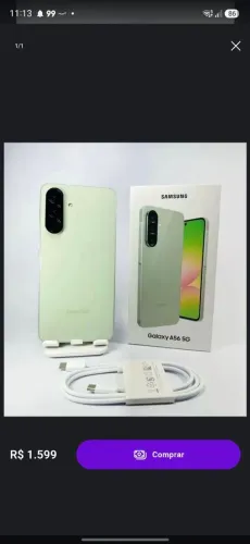  Samsung Galaxy A56 5G (128GB) - Praticamente Novo!