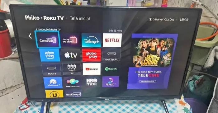 TV 32 smart Philco roku vim buscar no CPA 
